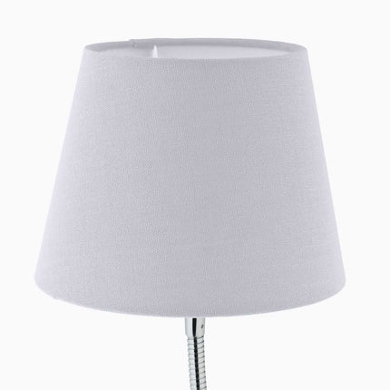 Flexible table lamp with fabric shade