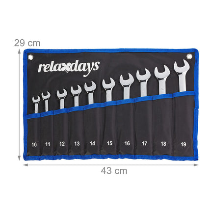 Flexible wrench set 10 pcs.