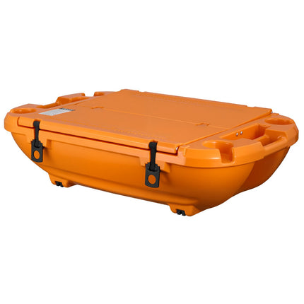 Floating Cooler 40 Qt, Tow Rope, Dry Storage, Orange