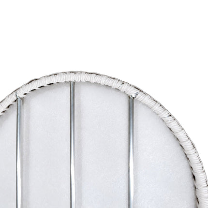 Floating Pool Tray, White, 80 cm, PE Rattan