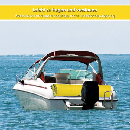 Floating Water Mat – 270x180x3.5cm, Yellow/Blue