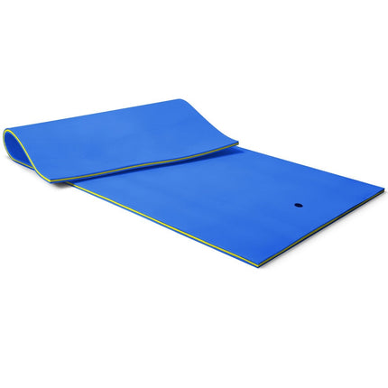 Floating Water Mat Tear-Resistant XPE Foam Mat for Pool 355 x 183 x 3.5cm Blue