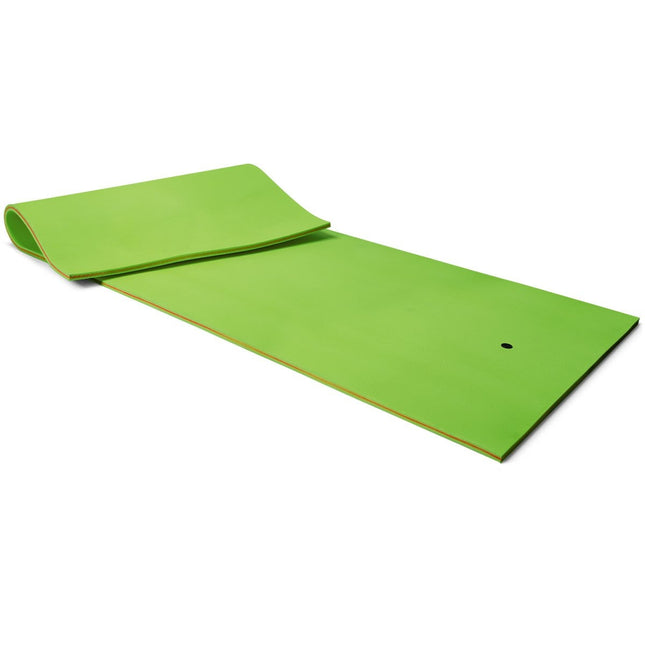 Pływająca mata wodna Mata piankowa XPE do zabawy w wodzie 355 x 183 x 3,5 cm zielona