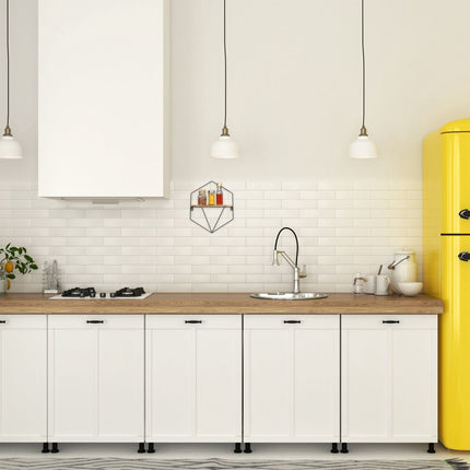 Floating honeycomb shelf