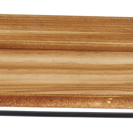 Floating honeycomb shelf