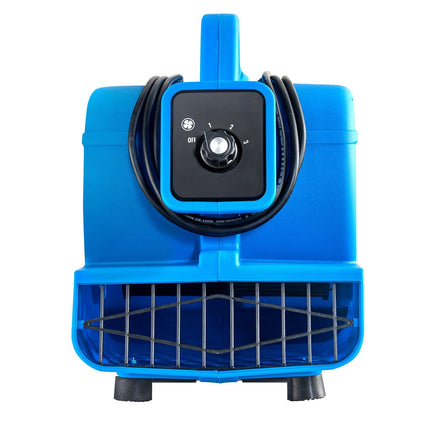 Floor Air Mover 600 CFM, 3-Speed Carpet Dryer