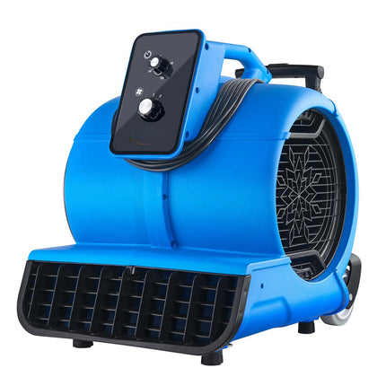 Floor Blower Air Mover, 4000 CFM, 3-Speed Timer