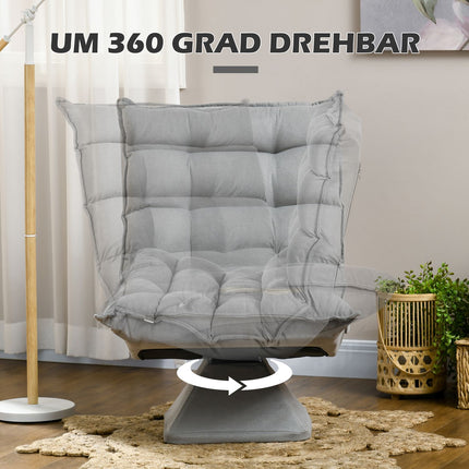 Adjustable floor chair, light gray meditation sofa