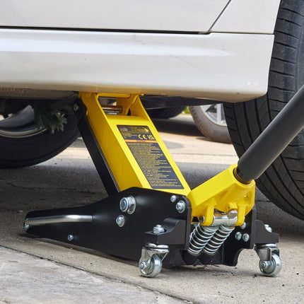 Floor Jack 1.5 Ton Low Profile, Dual Pump, 80–365 mm