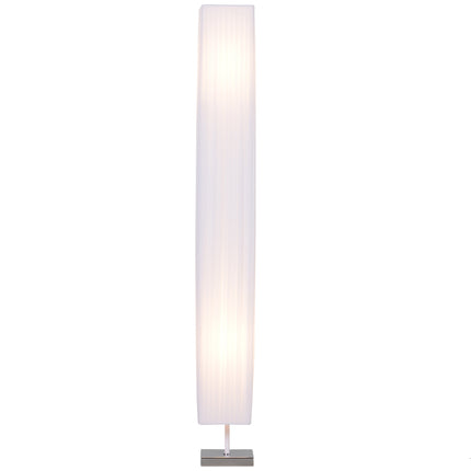 Modern floor lamp, white stainless steel, E27 socket