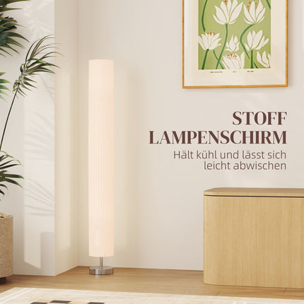 Floor Lamp, Stainless Steel, E27 Base, 120 cm