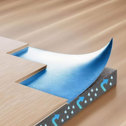 Floor Underlayment 2 mm, Vapor Barrier, 6 Rolls 55.8 m²