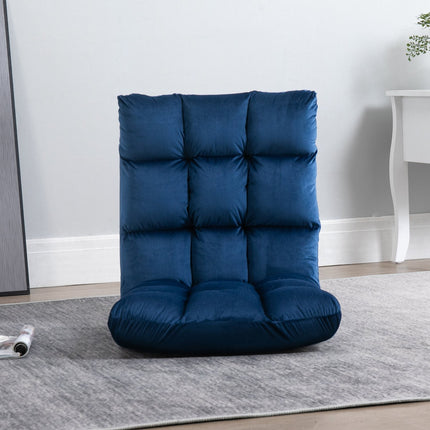 3-in-1 folding floor chair with backrest, 13 positions