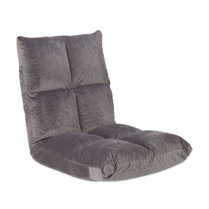 Floor chair with adjustable backrest