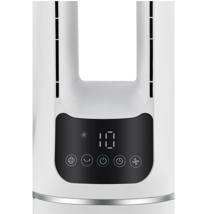 Floor fan 2 in 1 with air purifier White