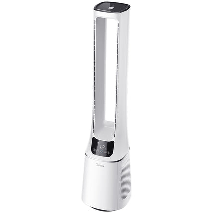 Floor fan 2 in 1 with air purifier White