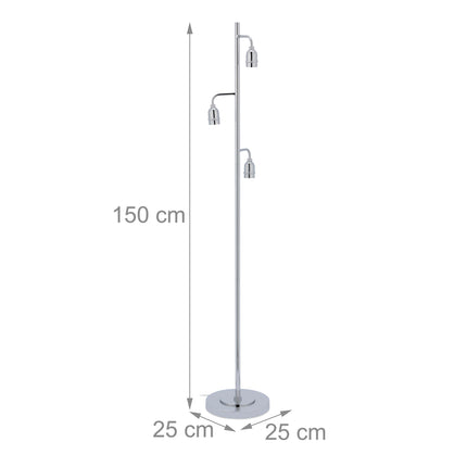 Floor lamp silver