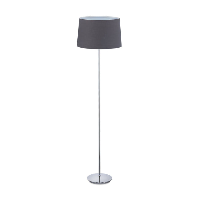 Floor lamp with fabric shade
