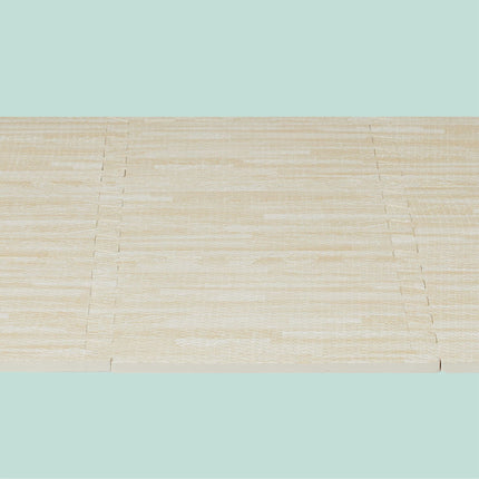 Floor protection mat in wooden look Set of 9
