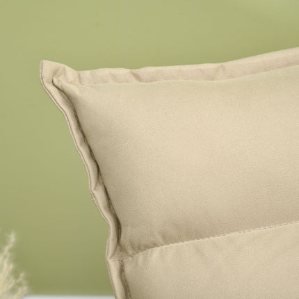 Adjustable floor chair, 360° rotatable, beige, 62x70x95 cm