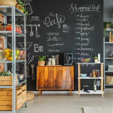 Floor-standing shelf with 3 levels