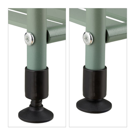 Floor-standing shelf with 5 shelves