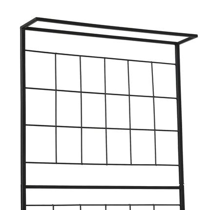 Metal plant stand with 3 steps for indoor and outdoor use