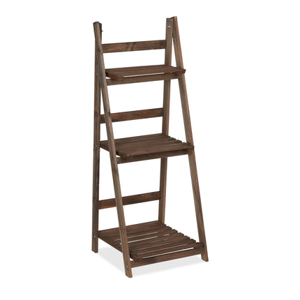Flower Stairs Wood Dark Brown