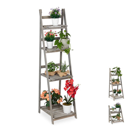 Flower Stairs Wood Grey