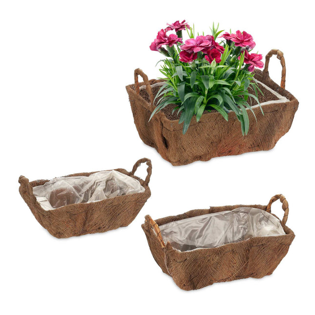 Flower box Balcony Set of 3