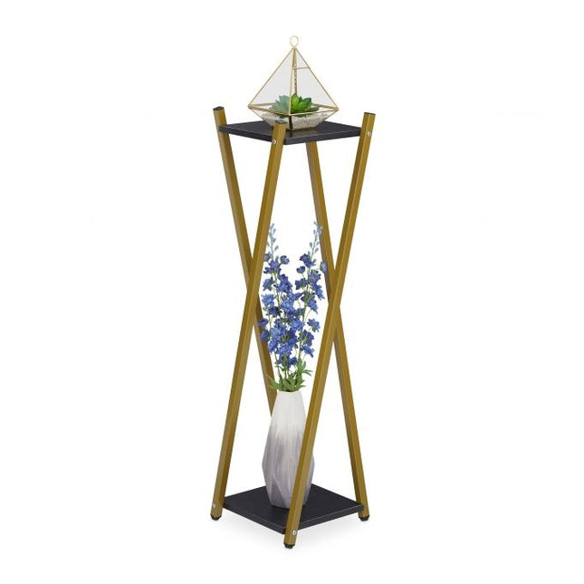 Flower pedestal with 2 levels