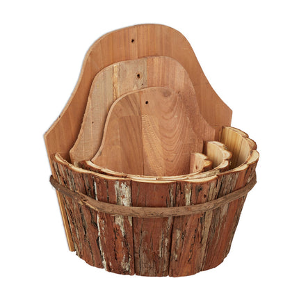 Flower pot for wall - set of 3