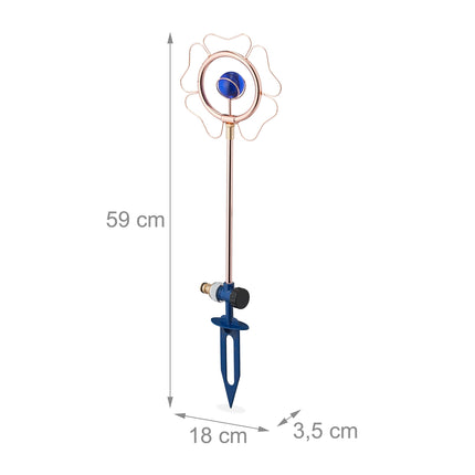 Flower-shaped garden sprinkler