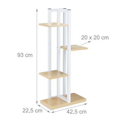 Flower shelf with 6 levels