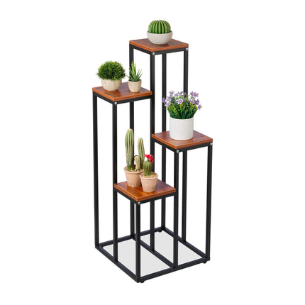 Flower staircase black in 4 levels