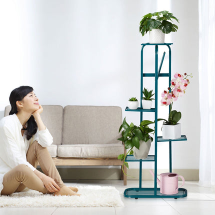 Flower staircase in metal 6 floors