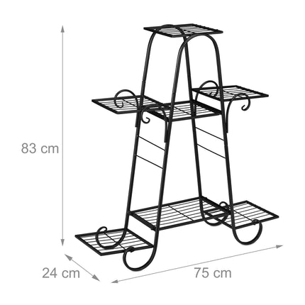 Flower stairs in metal
