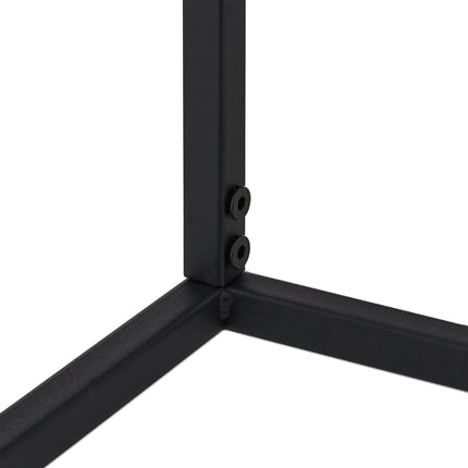 Flower stand in metal - 2 pcs in black