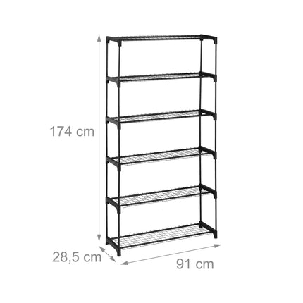 Flower stand metal 6 shelves