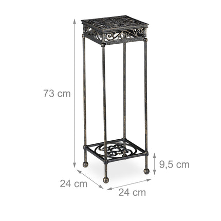 Flower stool in cast iron