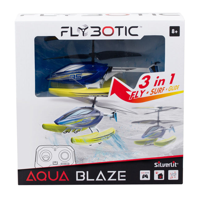 Flybotic Radio Control Helicopter Aqua Blaze, 22Cm
