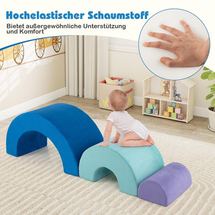 Foam Climbing Blocks Set – 3-Piece, Washable Covers