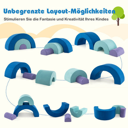 Foam Climbing Blocks Set – 3-Piece, Washable Covers