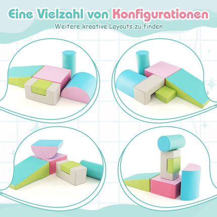 Foam Play Blocks Set – 6 Pieces, Soft & Safe for Kids
