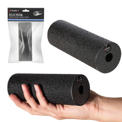 Foam Roller, Black, 15 cm