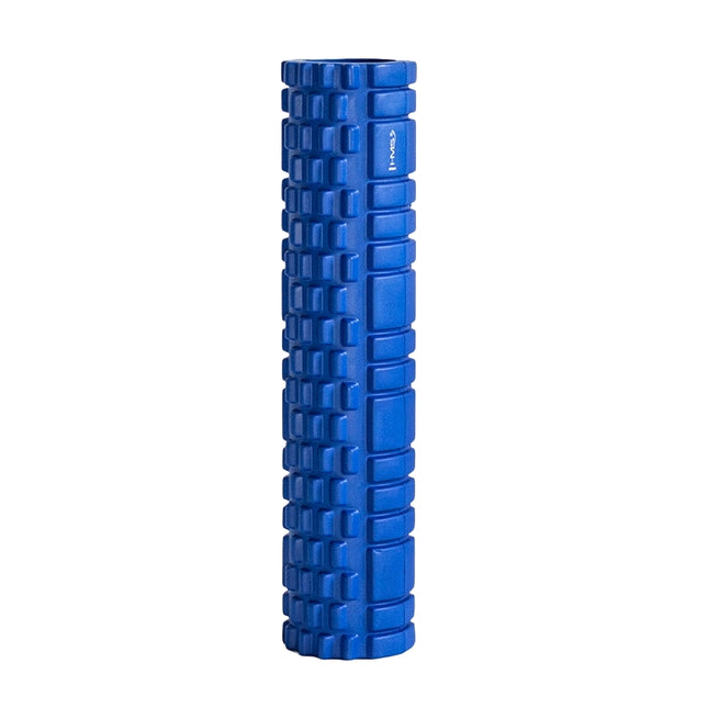 Foamroller, blauw, 61 cm, fitnessapparaat met hoge dichtheid