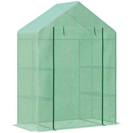 Foil Walk-In Greenhouse for plants with 6 shelves