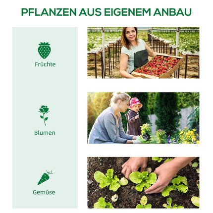 Greenhouse cold frame with window, 180 x 90 x 70 cm
