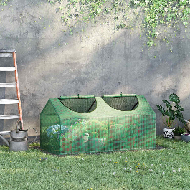 Foil greenhouse with window, 120x60x60 cm, weatherproof