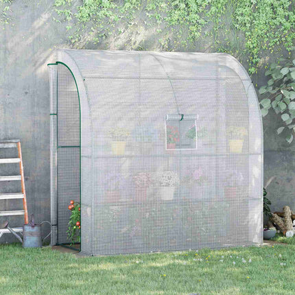 Foil Greenhouse 200x100x215cm, Mesh window & UV protection